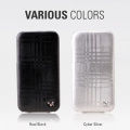 【zenus】(iphone4/4s ケース)Mono Check Folder Series[フォルダータイプ]