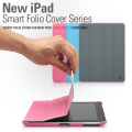 【zenus】(新しいiPad (iPad3)/iPad4 ケース)Smart Folio Cover"スマートフォリオカバー"[自動スリープ対応/スタンド代用]